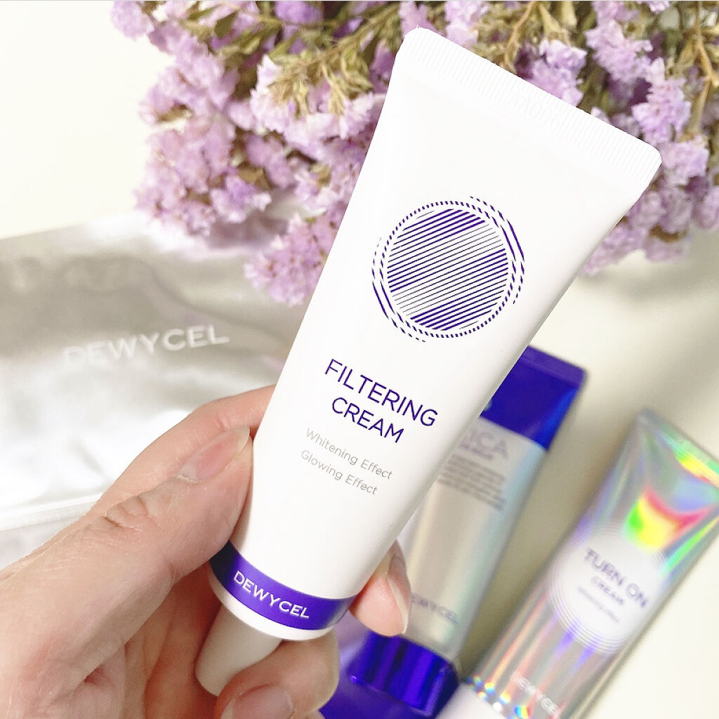 フィルタリングクリーム/DEWYCEL/日焼け止めクリームを使ったクチコミ（3枚目）
