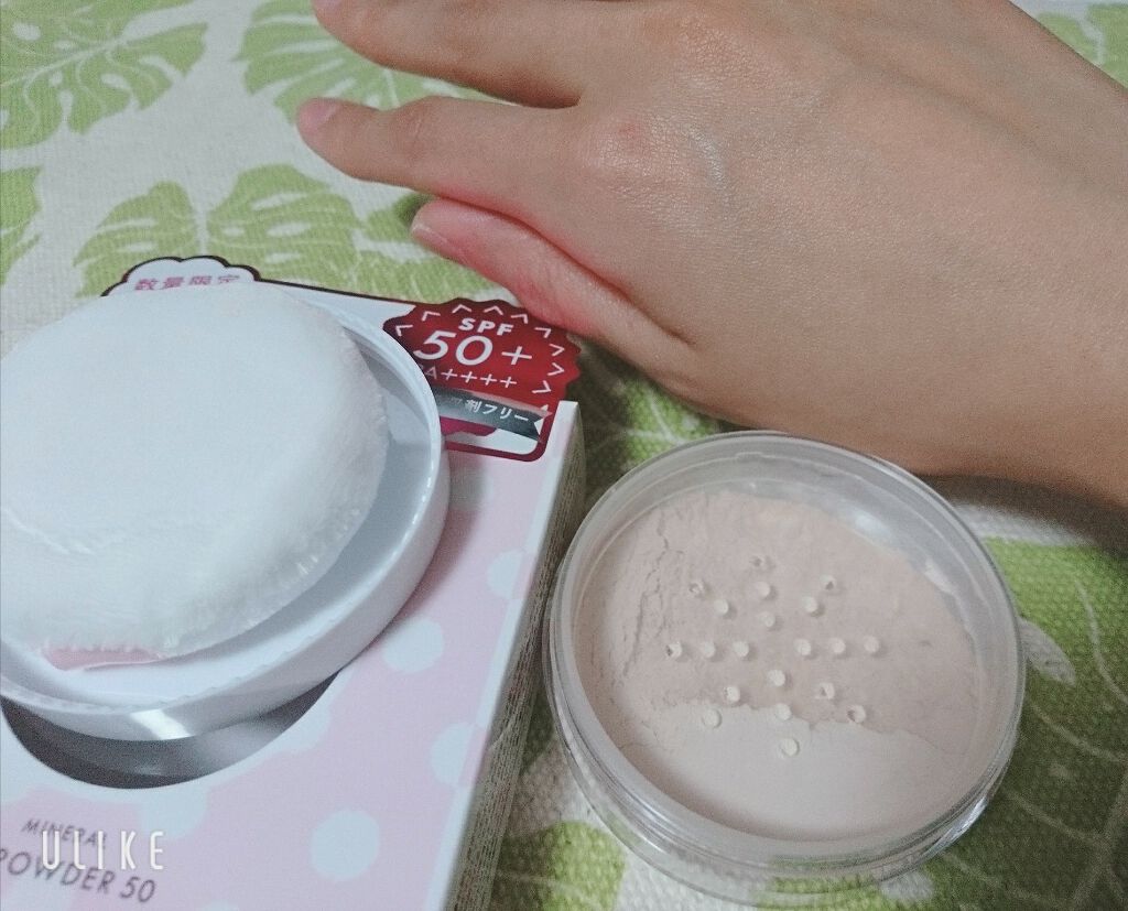 24 ミネラルUVパウダー50/24h cosme/ルースパウダーを使ったクチコミ(4枚目)
