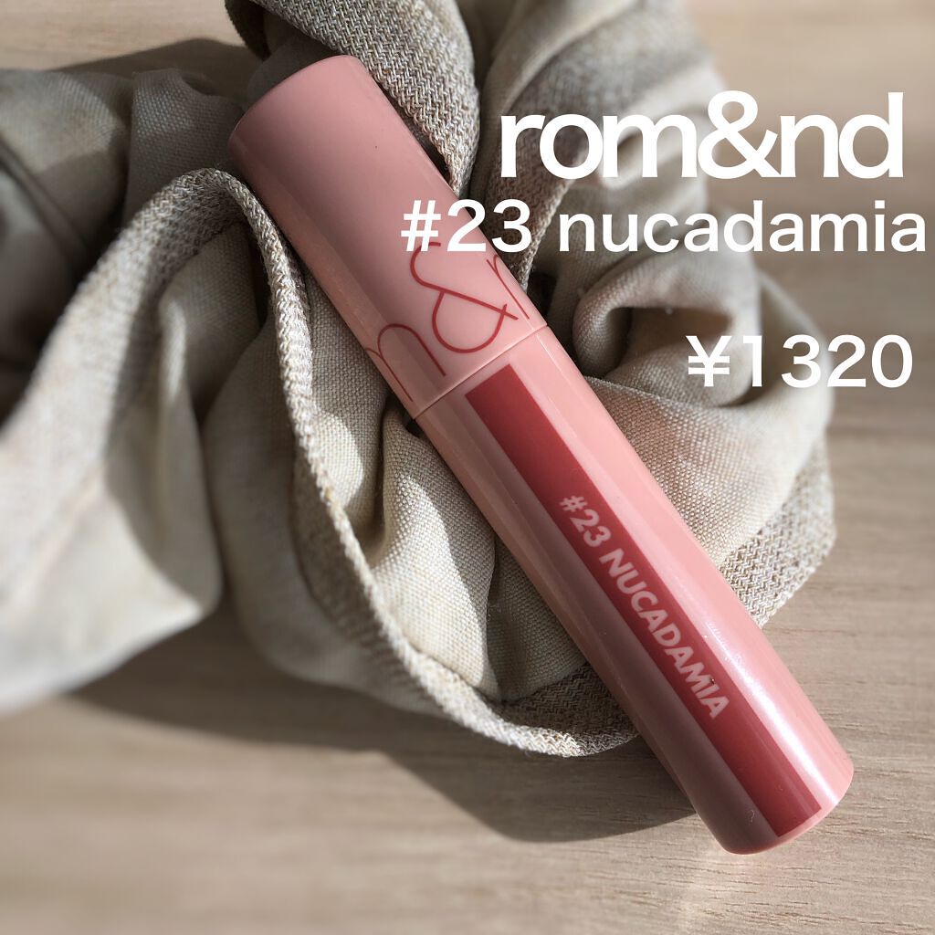 ジューシーラスティングティント/rom&nd/リップティントを使ったクチコミ（1枚目）