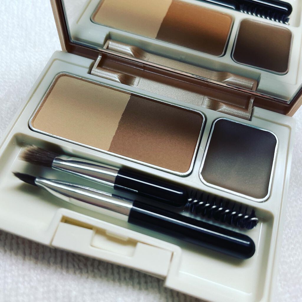 アイブロウキーパー （初回限定版）01 メルティブラウン/コフレドール/パウダーアイブロウを使ったクチコミ（3枚目）