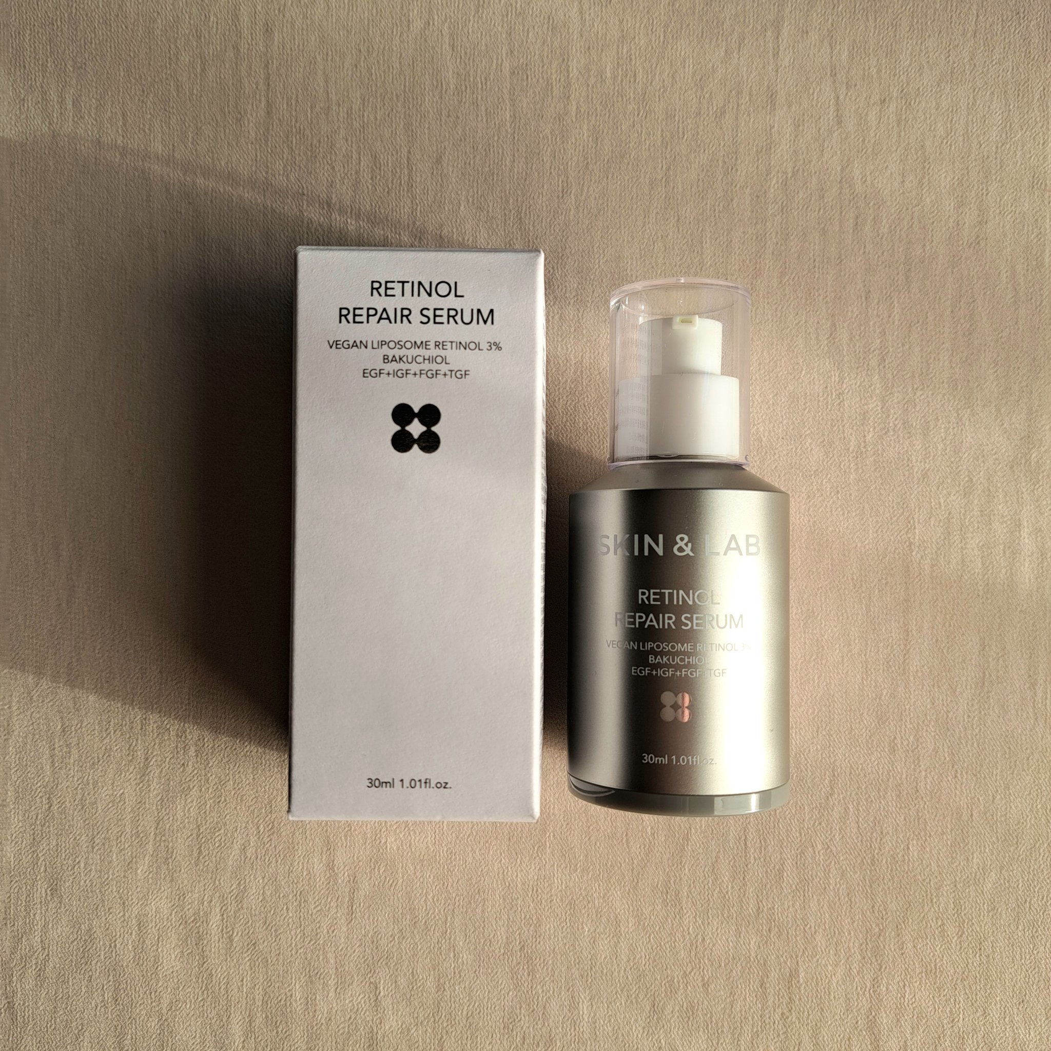 ヴィーガンリポソームレチノールセラム/SKIN&LAB/美容液を使ったクチコミ（3枚目）