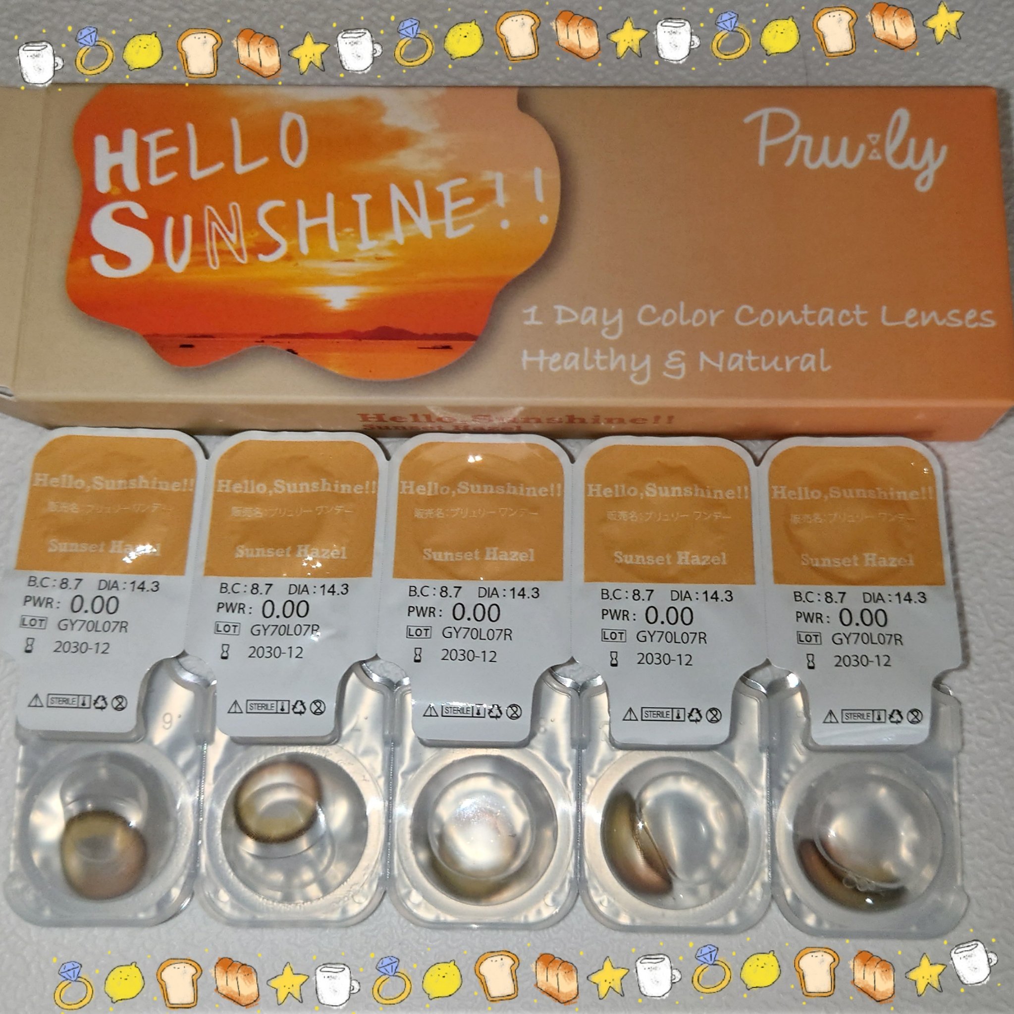 ハローサンシャイン/Hello Sunshine/カラーコンタクトレンズを使ったクチコミ（1枚目）