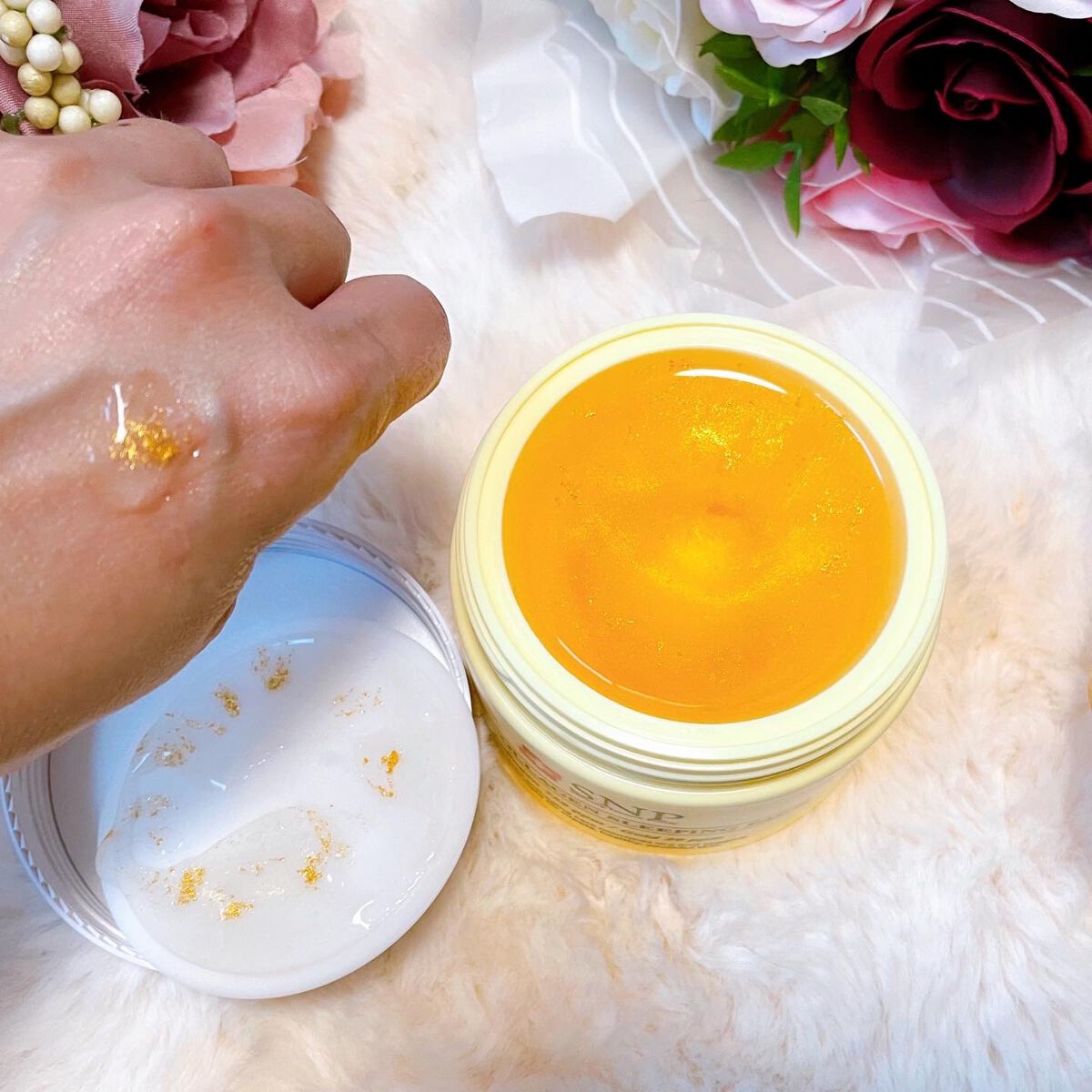 SNP ゴールド コラーゲン スリーピング パック/SNP/シートマスク・パックを使ったクチコミ（2枚目）