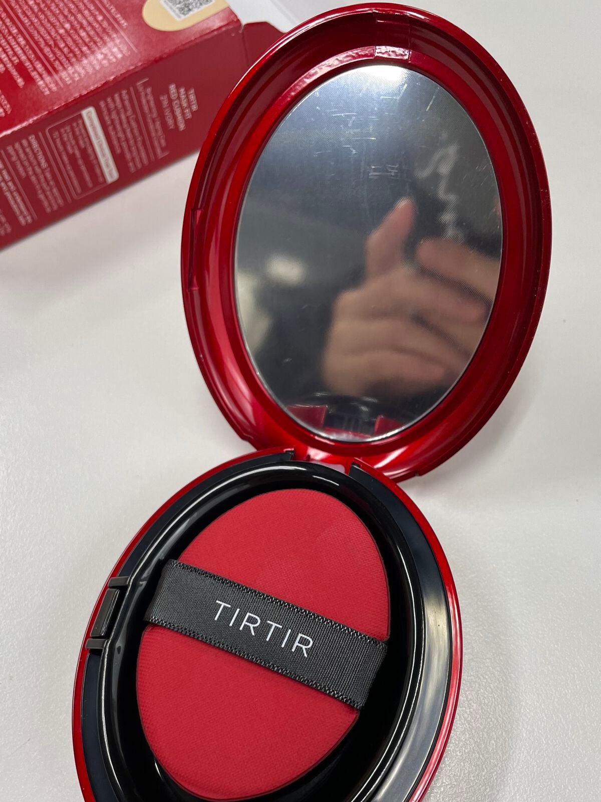 マスク フィット レッド クッション/TIRTIR(ティルティル)/クッションファンデーションを使ったクチコミ(2枚目)