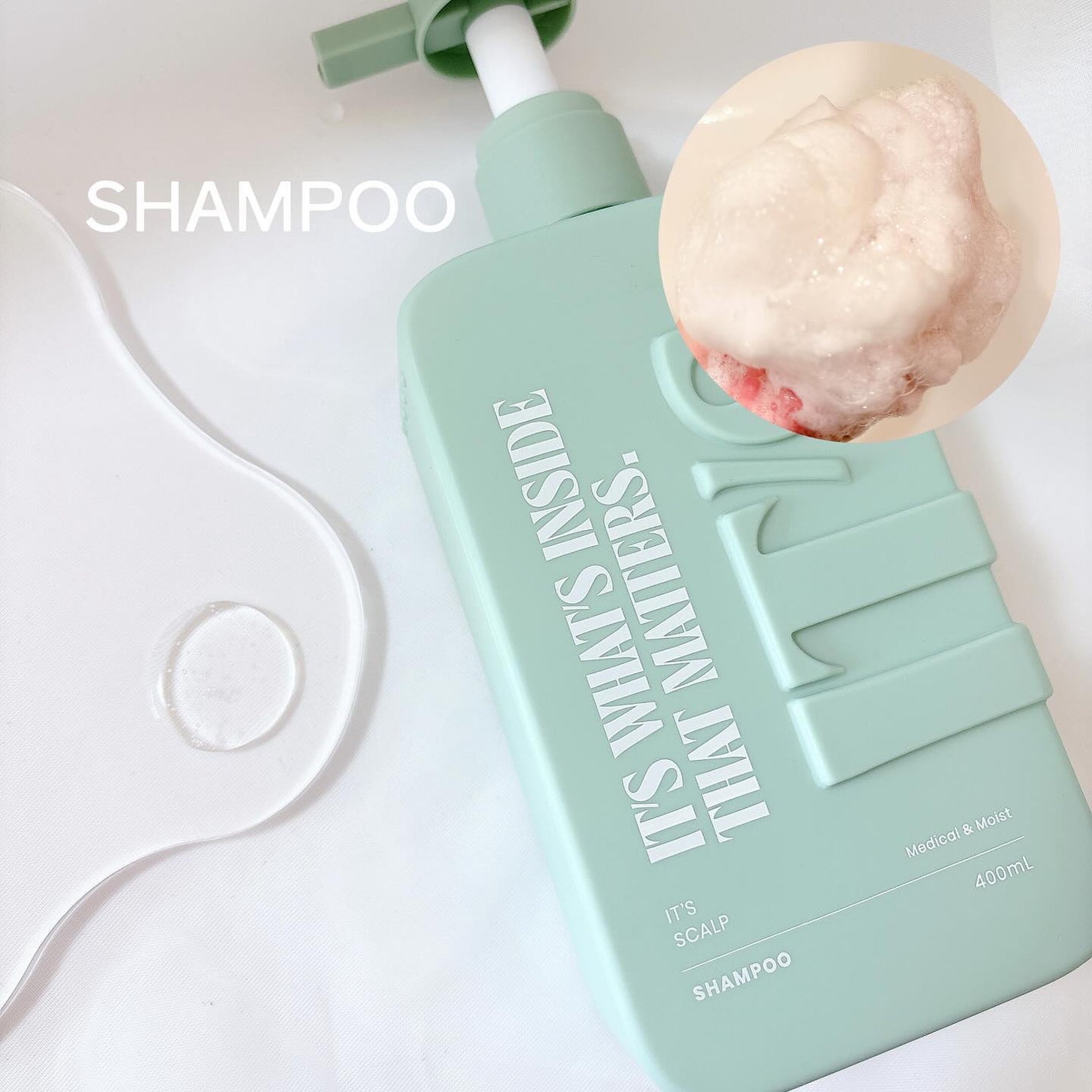 薬用スカルプ メディカルモイスト シャンプー/トリートメント/IT’S WHAT’S INSIDE THAT MATTERS./市販シャンプーを使ったクチコミ(3枚目)