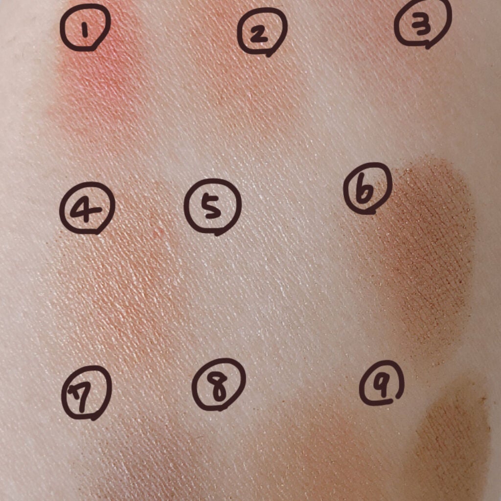 UR GLAM BLOOMING EYE COLOR PALETTE/U R GLAM/アイシャドウパレットを使ったクチコミ(3枚目)