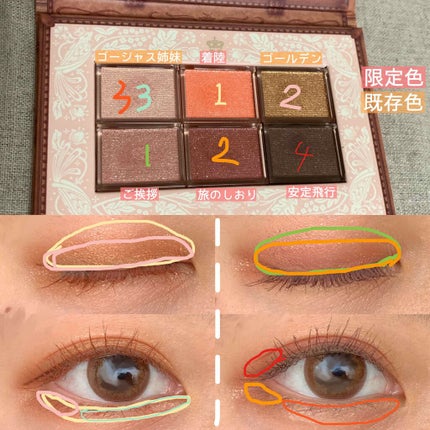 ナイストゥミーチュートランク/MAJOLICA MAJORCA/アイシャドウパレットを使ったクチコミ(3枚目)