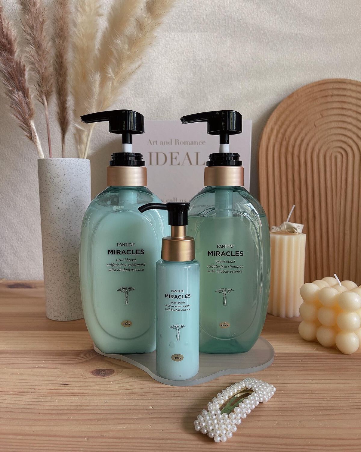 ミラクルズ うるおいブースト シャンプー/トリートメント/パンテーン/市販シャンプーを使ったクチコミ(4枚目)