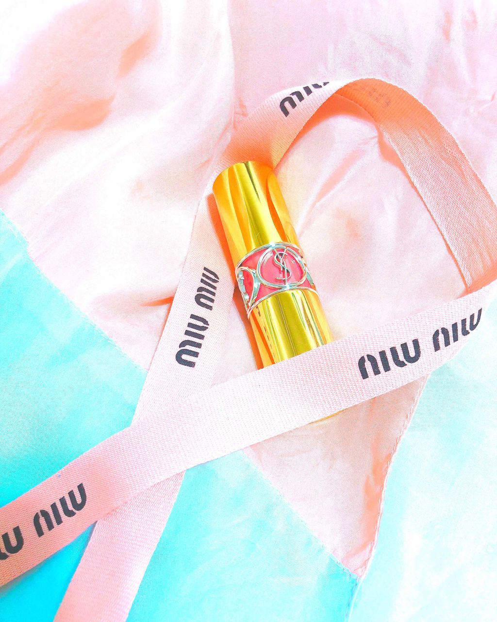 ルージュ ヴォリュプテ シャイン/YVES SAINT LAURENT BEAUTE/口紅を使ったクチコミ（1枚目）