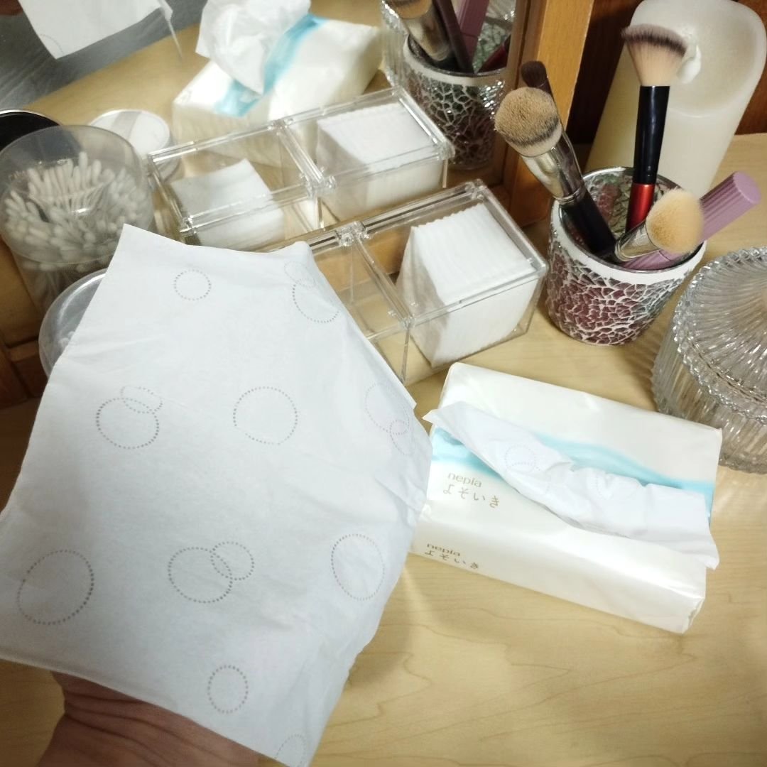 よそいき保湿ティシュ/ネピア/ティッシュを使ったクチコミ（3枚目）