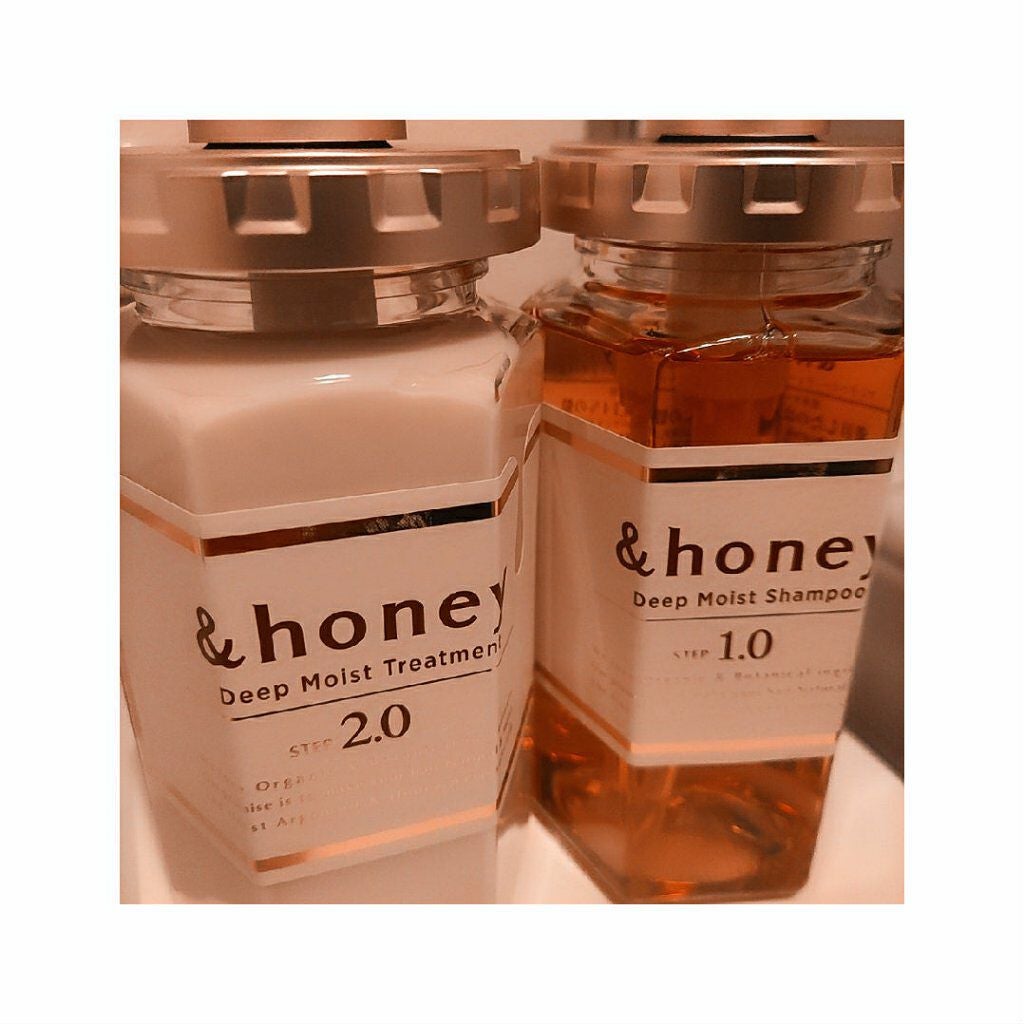 ディープモイスト シャンプー1.0/ヘアトリートメント2.0/&honey/市販シャンプーを使ったクチコミ(1枚目)