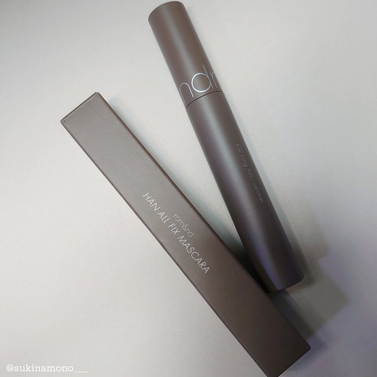 ハンオールフィックスマスカラ/rom&nd/マスカラを使ったクチコミ（2枚目）
