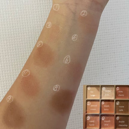 シャドウパレット/dasique/アイシャドウパレットを使ったクチコミ(3枚目)