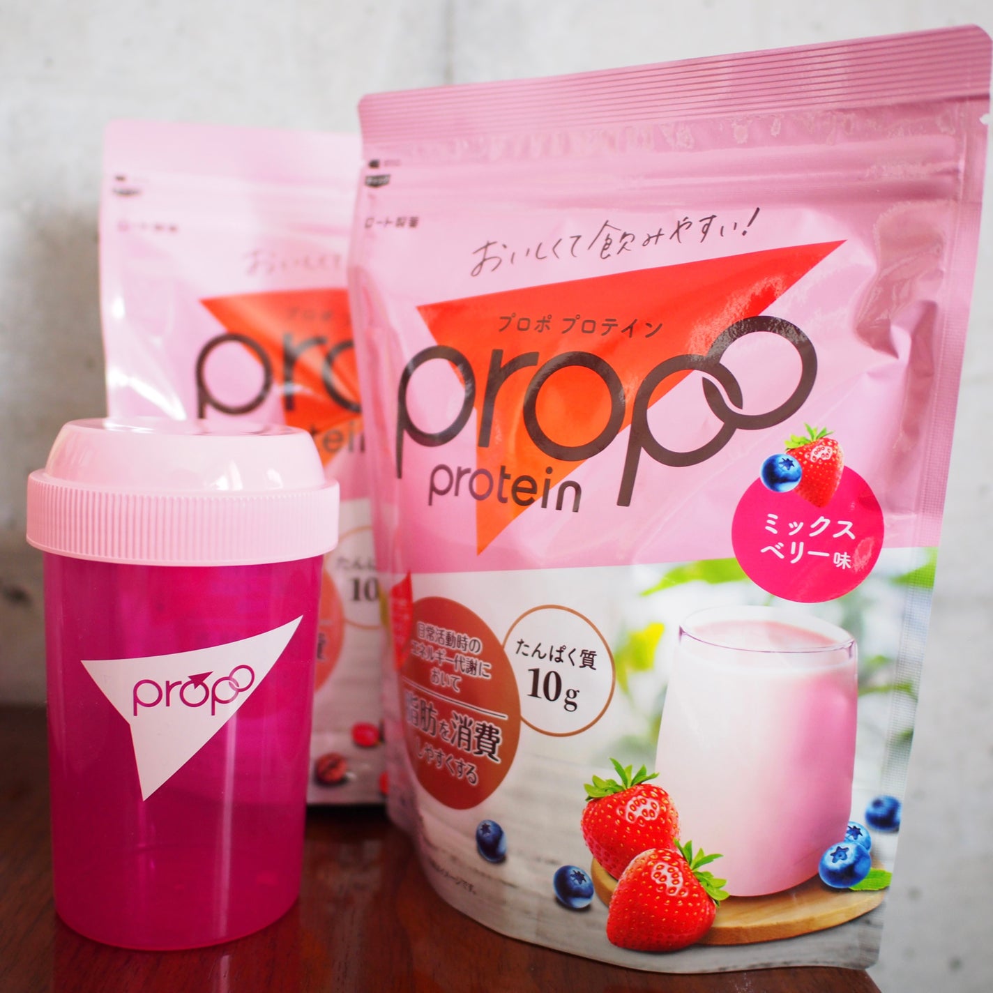 プロポ プロテイン(カフェオレ味)/ロート製薬/その他プロテインを使ったクチコミ(1枚目)