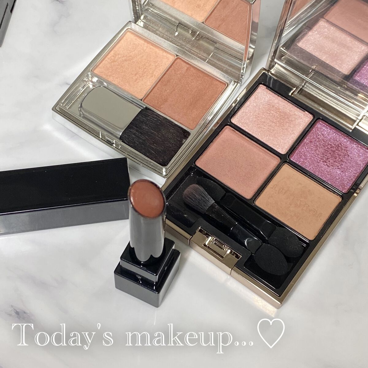 ザ ベージュライブラリー ブラッシュデュオ/RMK/パウダーチークを使ったクチコミ（1枚目）