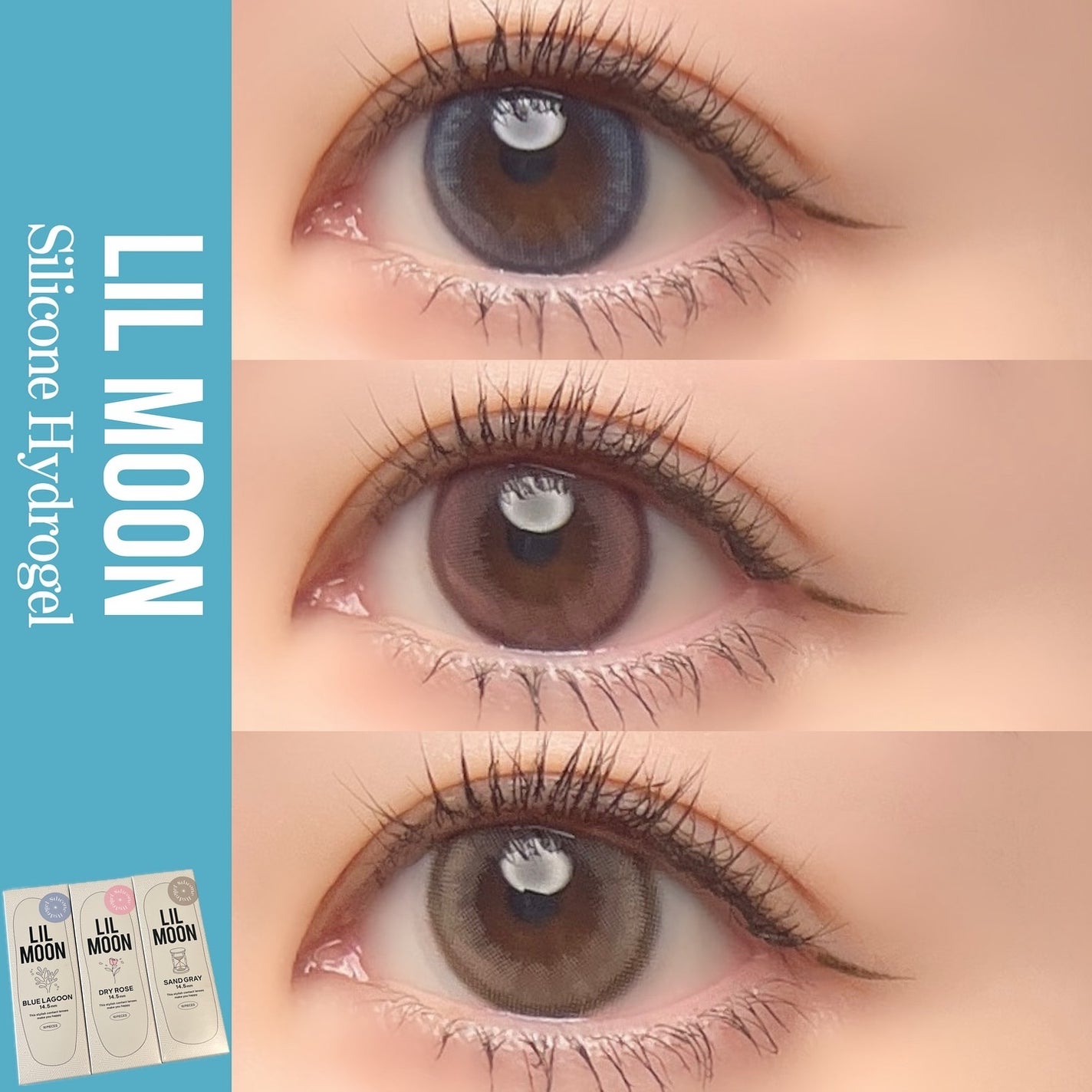 LILMOON 1dayシリコーン/LILMOON/ワンデー(1DAY)カラコンを使ったクチコミ(1枚目)