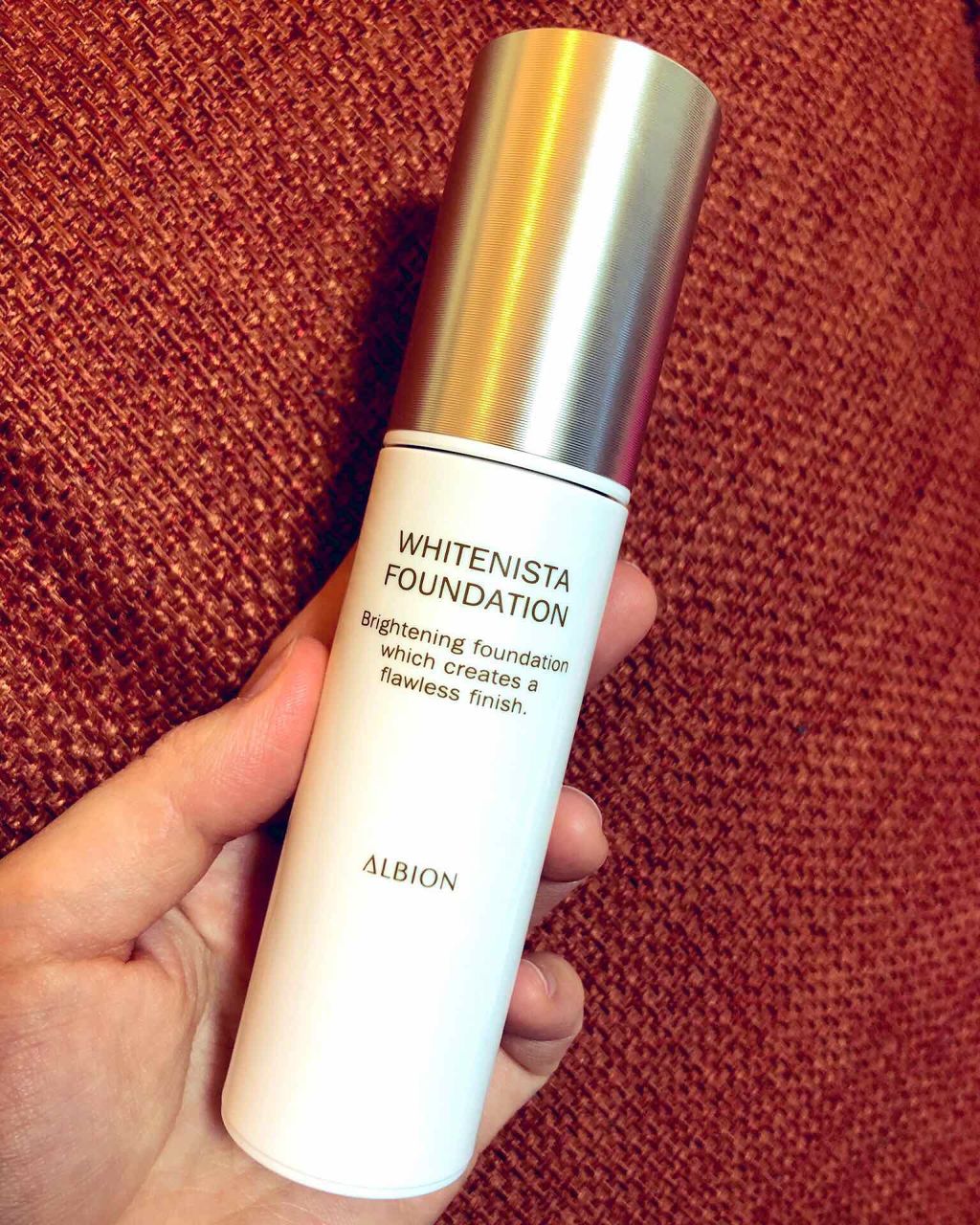 アルビオン ホワイト二スタ ファンデーション/ALBION/リキッドファンデーションを使ったクチコミ（1枚目）