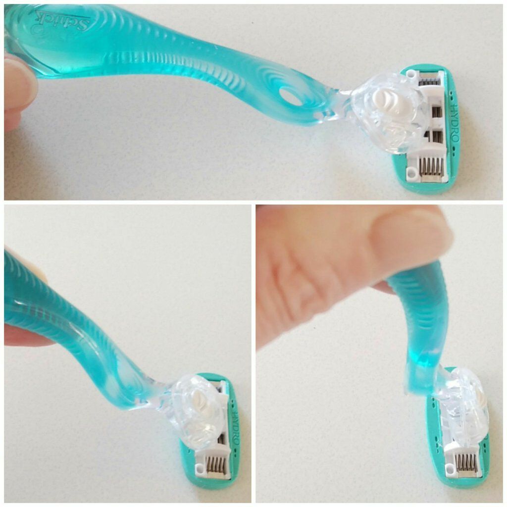 ハイドロシルク 敏感肌用 ホルダー （刃付き＋替刃１コ）/ハイドロシルク/シェーバーを使ったクチコミ（3枚目）