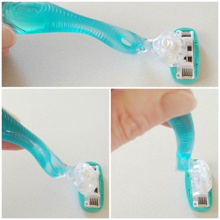 ハイドロシルク 敏感肌用 ホルダー (刃付き+替刃1コ)/ハイドロシルク/シェーバーを使ったクチコミ(3枚目)