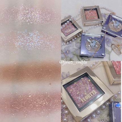 フロレット星に願いシリーズ シングルアイシャドウ M01 Bliss/FLORTTE/単色アイシャドウの画像