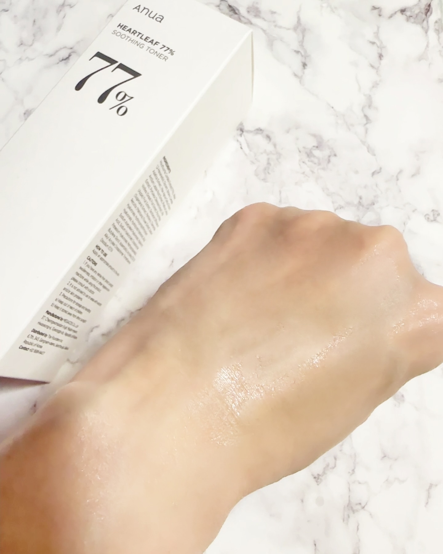 ドクダミ 77 スージングトナー/Anua/化粧水を使ったクチコミ（3枚目）
