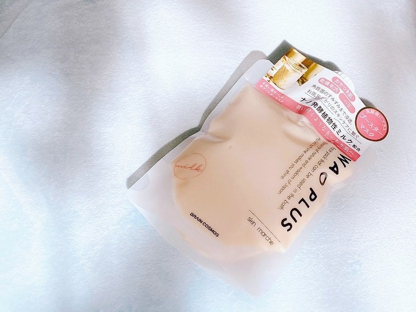 skinmarche WAOPLUS プラントベースミルクブースターマスク/ブレーンコスモス/洗い流すパック・マスクを使ったクチコミ(1枚目)