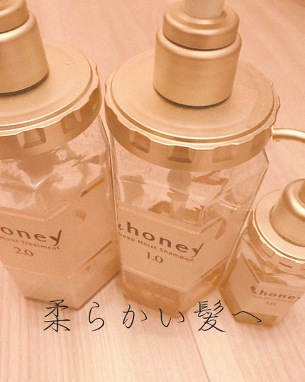 ディープモイスト シャンプー1.0/ヘアトリートメント2.0/&honey/市販シャンプーを使ったクチコミ(1枚目)