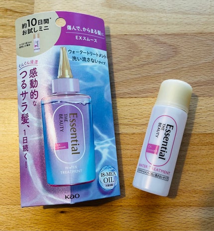 エッセンシャル プレミアム ウォータートリートメント EXスムース/エッセンシャル/アウトバストリートメントを使ったクチコミ(1枚目)