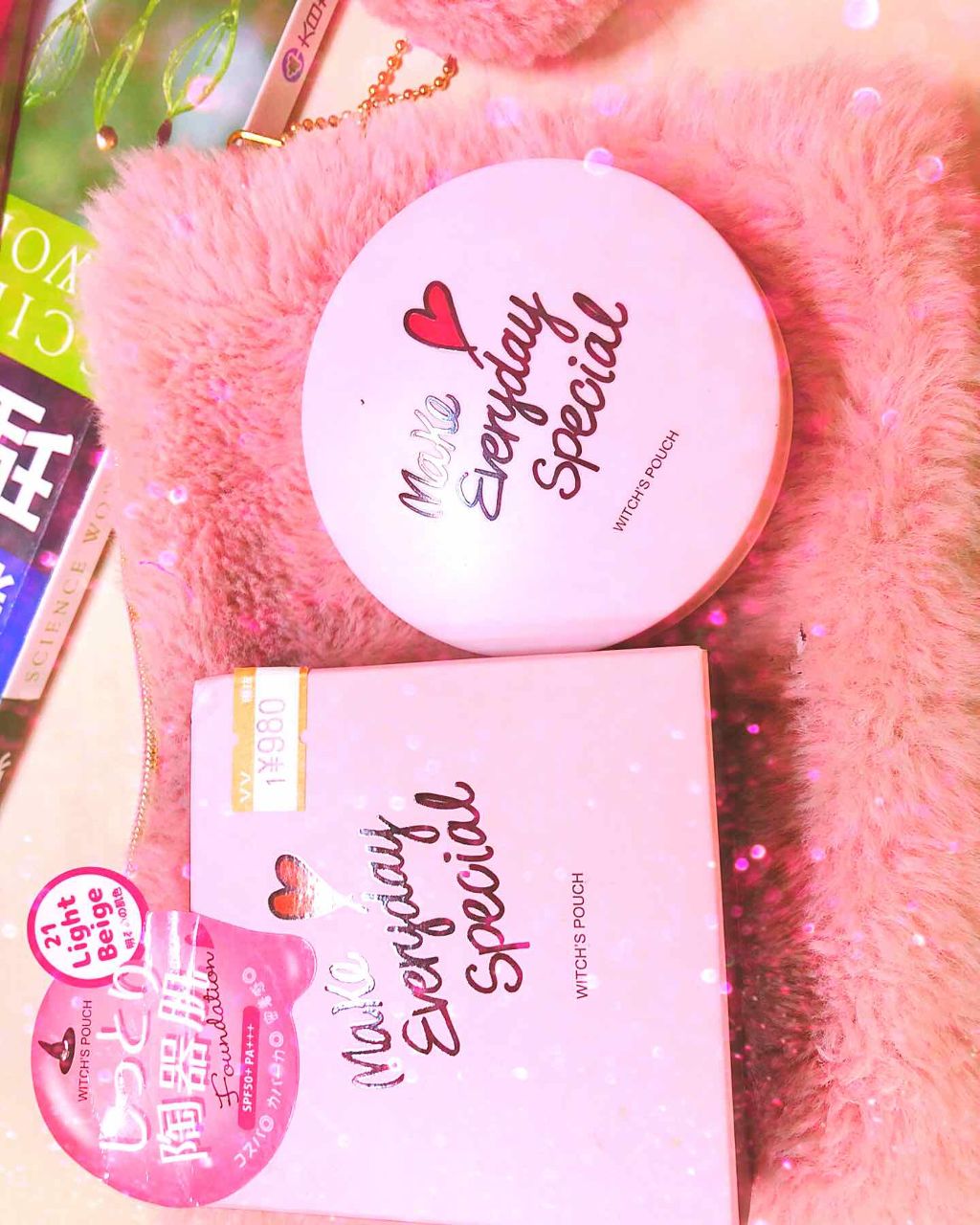 モイスチャーライズ カバー クッション/Witch's Pouch/クッションファンデーションを使ったクチコミ(1枚目)