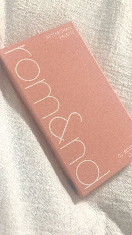 ベターザンパレット/rom&nd/アイシャドウパレットを使ったクチコミ(1枚目)