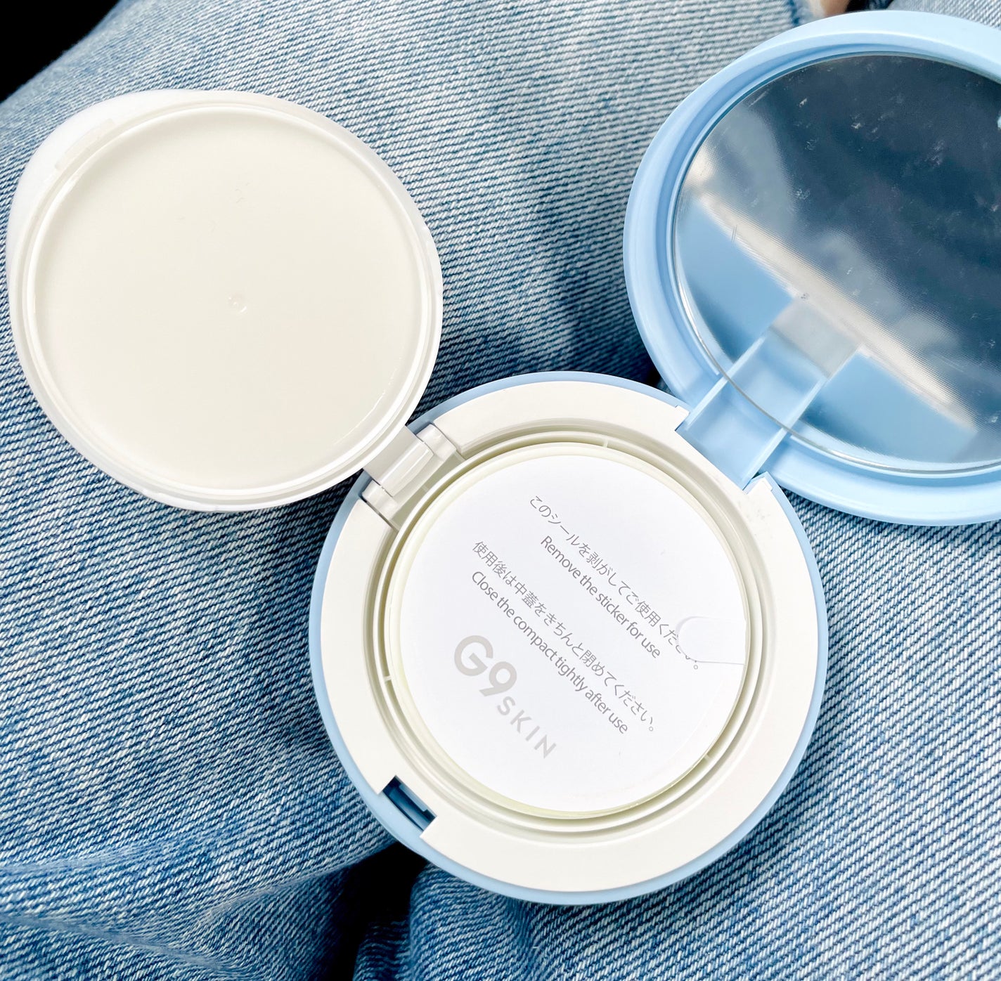 WHITE +UV CUSHION CREAM #COOL/G9SKIN/日焼け止めクリームを使ったクチコミ(7枚目)