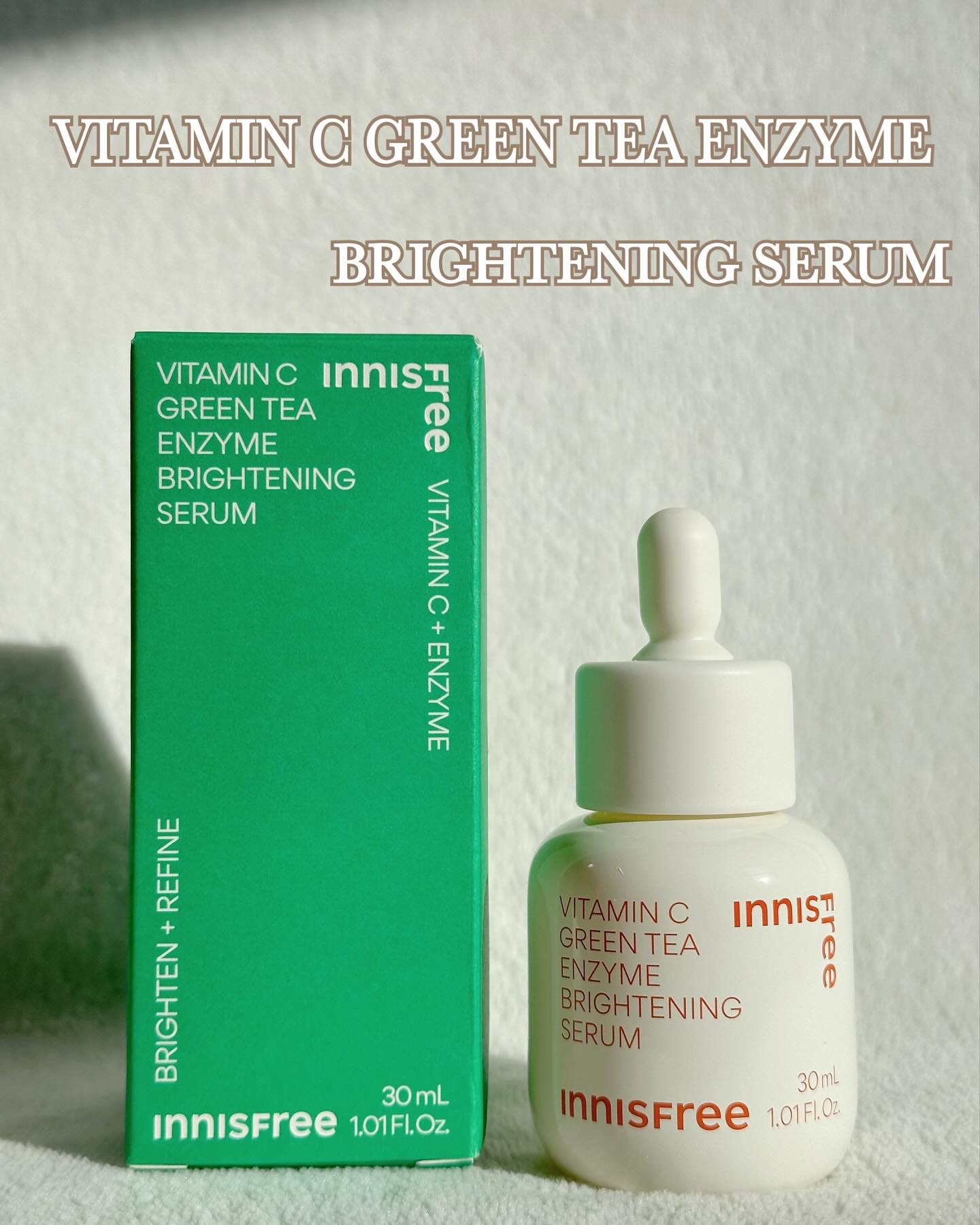 ビタC　グリーンティーエンザイム　ブライト　セラム/innisfree/美容液を使ったクチコミ（2枚目）