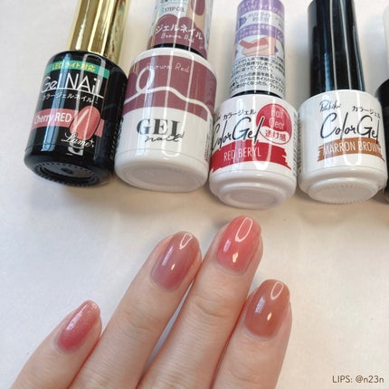 ジェルネイル(ライト対応)/セリア/ジェルネイルを使ったクチコミ(5枚目)