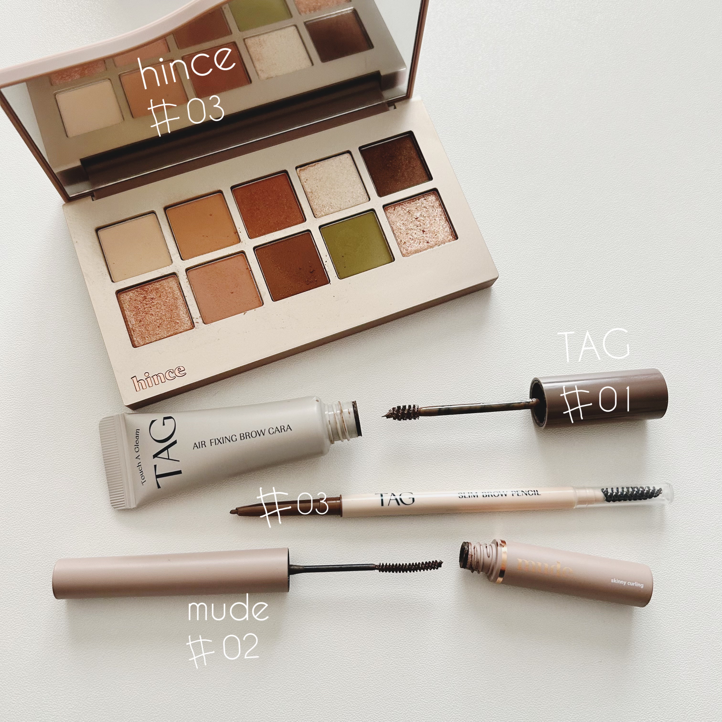 エアフィクシングブロウカラー/TAG/眉マスカラを使ったクチコミ（2枚目）