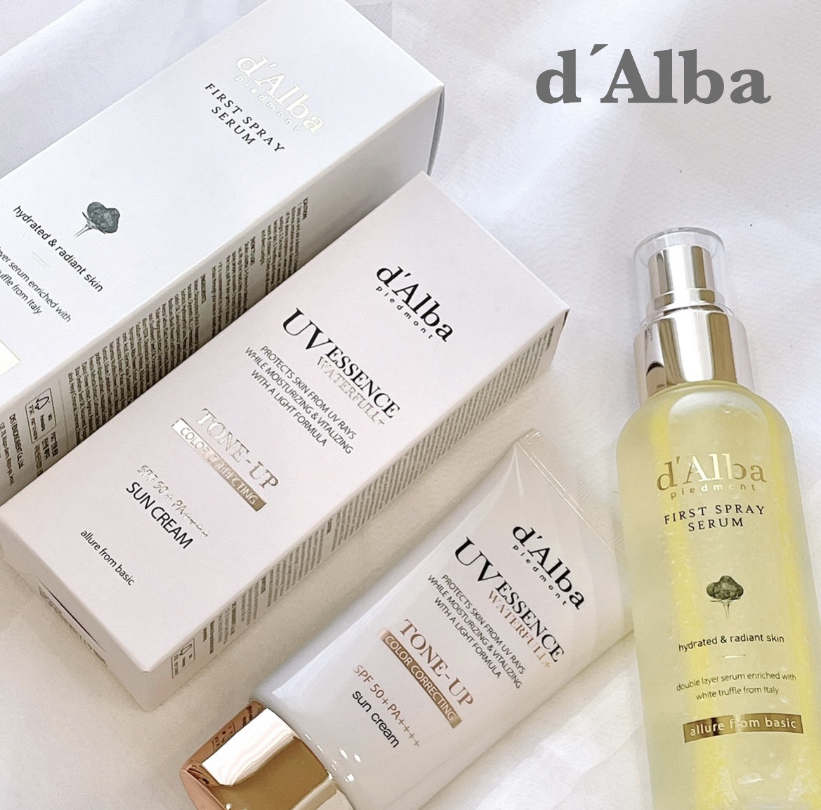 ダルバ ホワイトトリュフファーストスプレーセラム/ダルバ/ミスト状化粧水を使ったクチコミ（1枚目）