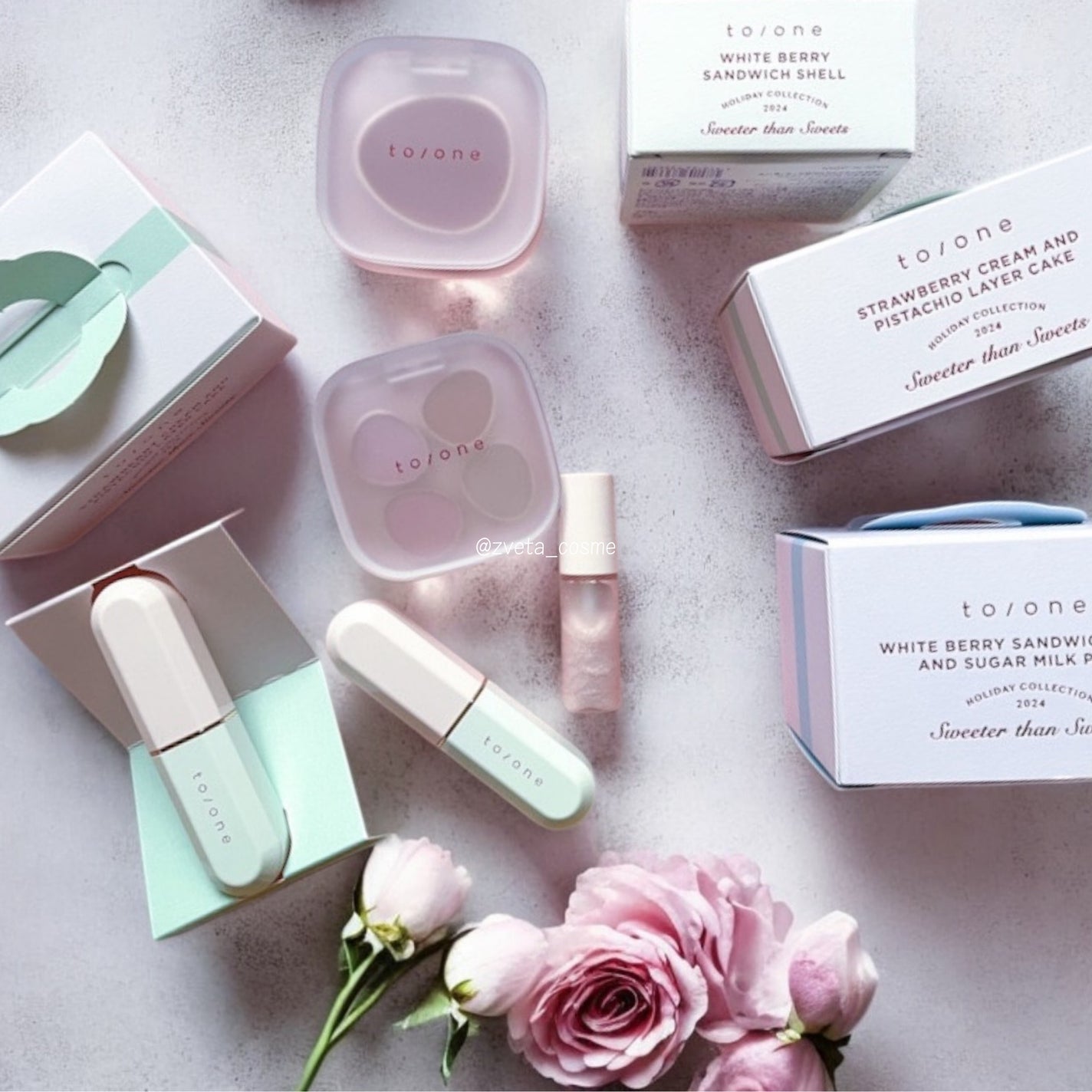 トーン ホリデー スイーツ ボックス Cheat Day Delights & Shiny Sprinkles/to/one/メイクアップキットを使ったクチコミ(3枚目)