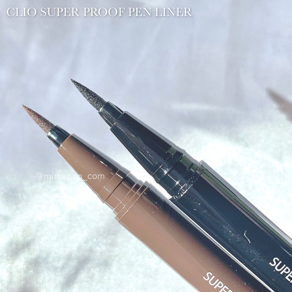 スーパープルーフ ペン ライナー/CLIO/リキッドアイライナーを使ったクチコミ(4枚目)