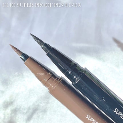 スーパープルーフ ペン ライナー/CLIO/リキッドアイライナーを使ったクチコミ(4枚目)