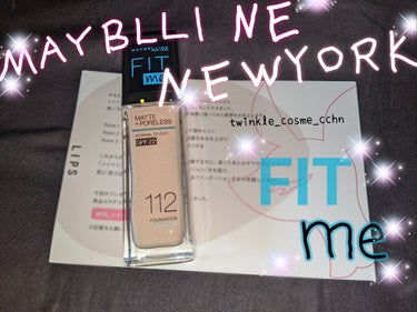 フィットミー リキッドファンデーション R/MAYBELLINE NEW YORK/リキッドファンデーションを使ったクチコミ（1枚目）