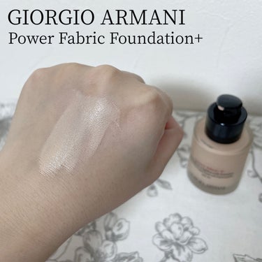 ジョルジオ アルマーニ ビューティ パワー ファブリック ファンデーション ＋ のクチコミ「GIORGIO ARMANI BEAUTY
Power Fabric Foundation+
.....」（2枚目）