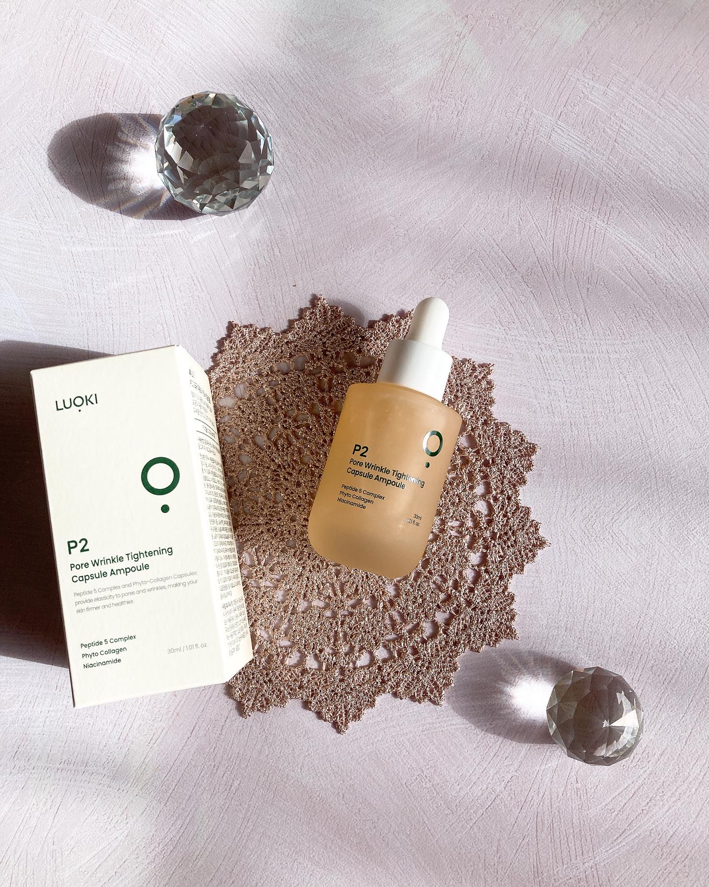 P2毛穴シワタイトニングカプセルアンプル/LUOKI/美容液を使ったクチコミ（1枚目）