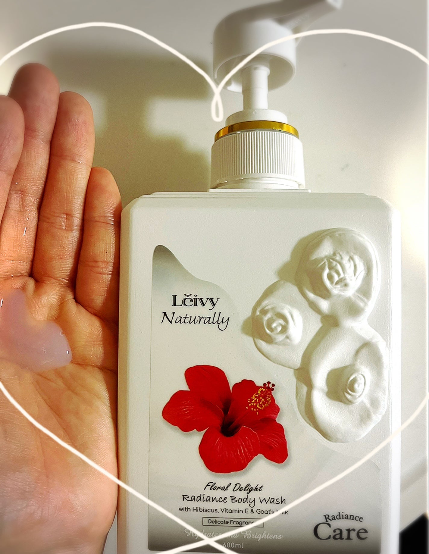 ラディアンスボディシャンプー ハイビスカス/Leivy/ボディソープを使ったクチコミ(2枚目)