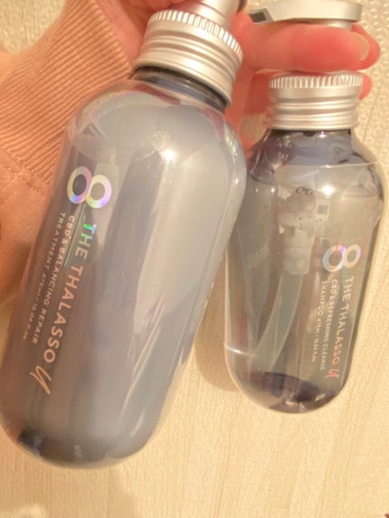 エイトザタラソ ユー CBD&リフレッシング クレンズ 美容液シャンプー/CBD&バランシング ダメージリペア 美容液ヘアトリートメント/エイトザタラソ/市販シャンプーを使ったクチコミ(1枚目)