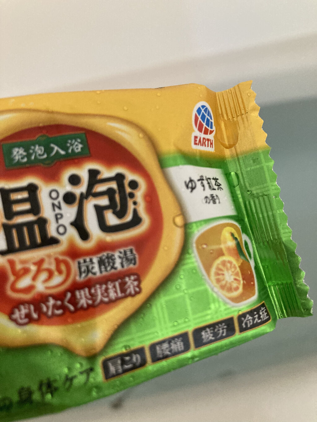 とろり炭酸湯 ぜいたく果実紅茶 12錠入/温泡/炭酸系入浴剤を使ったクチコミ（1枚目）