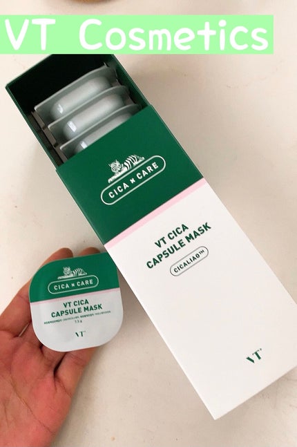 CICA カプセルマスク/VT/洗い流すパック・マスクを使ったクチコミ(1枚目)