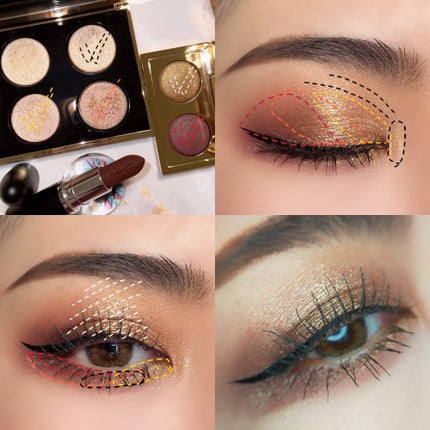 リュクス アイシャドウ デュオ/BOBBI BROWN/アイシャドウパレットを使ったクチコミ(5枚目)