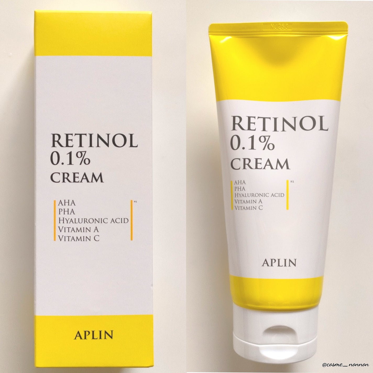 レチノール0.1クリーム/APLIN/フェイスクリームを使ったクチコミ(2枚目)