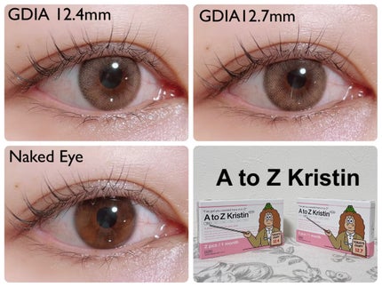 A to Z Kristin/Hapa kristin/カラーコンタクトレンズを使ったクチコミ(5枚目)