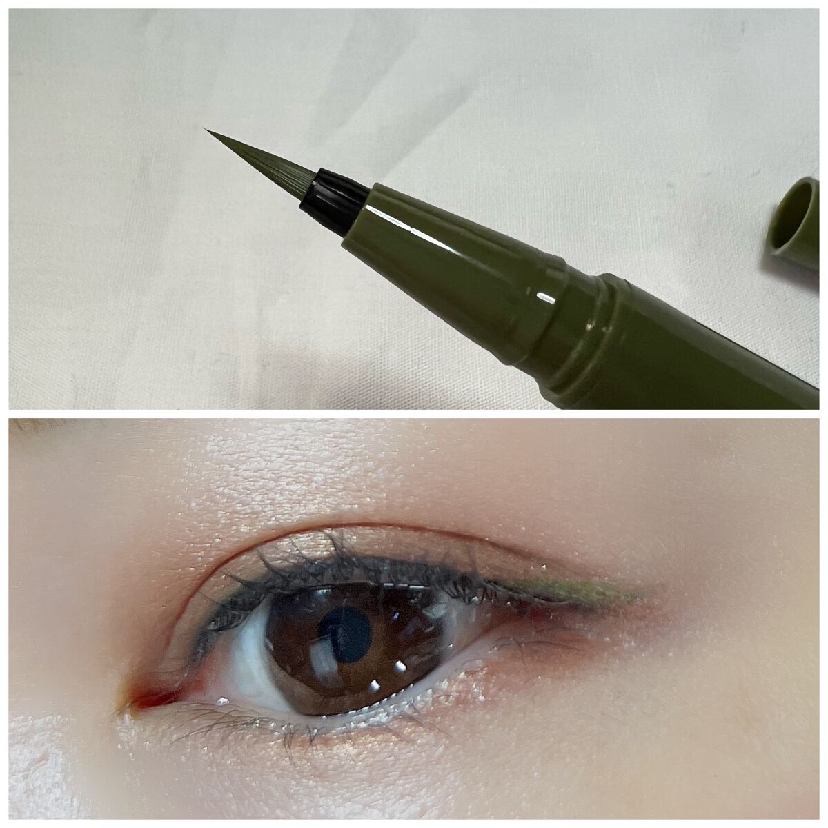 シルキーリキッドアイライナーWP/D-UP/リキッドアイライナーを使ったクチコミ(4枚目)