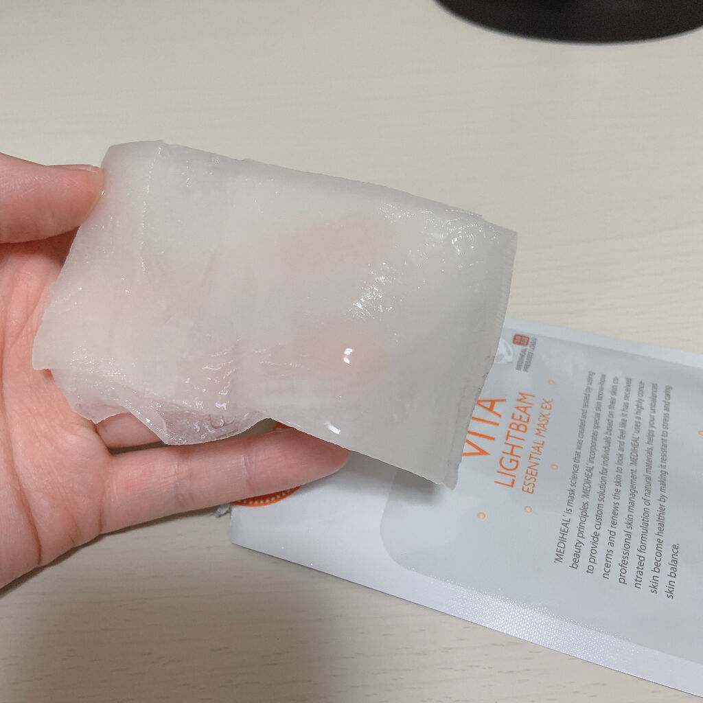 ビタライトビームエッセンシャルマスクEX/MEDIHEAL/シートマスク・パックを使ったクチコミ（3枚目）